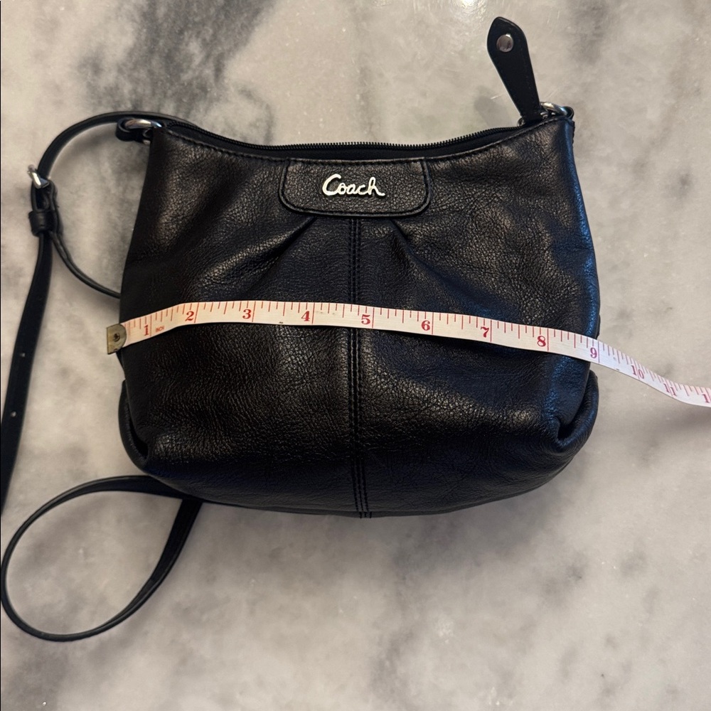 COACH Ashley leather crossbody bag in black NWOT - Picture 8 of 13